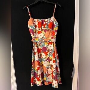 Flower, like new a-line dress